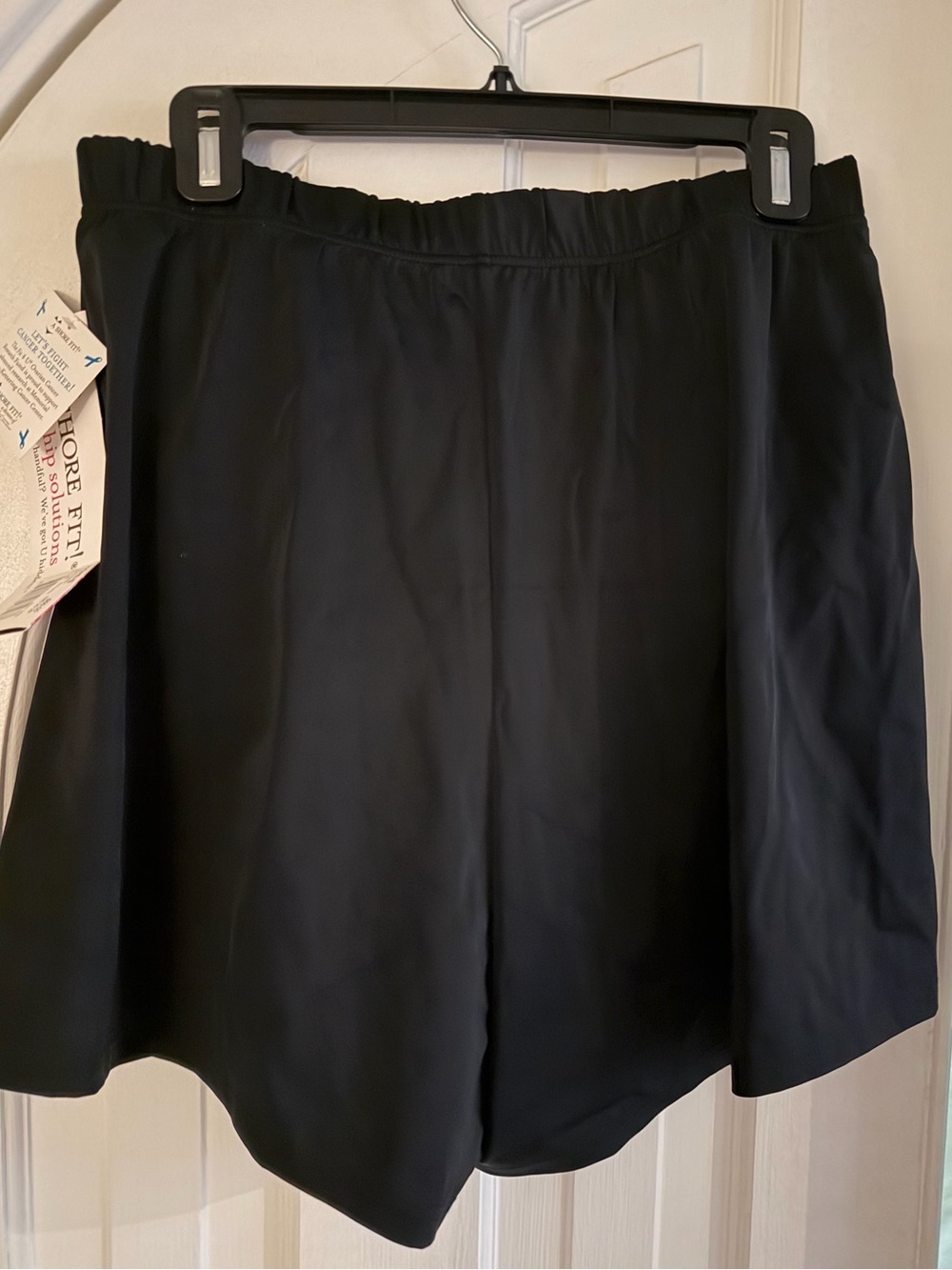 BRAND NWT KOHLS BLACK WOMENS SKORT SWIMSUIT BOTTOM SIZE 16